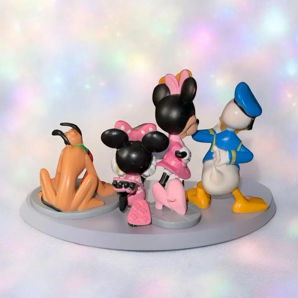 Disney's Cake Toppers Minnie Pluto Donald Duck Figures Toppers A48
